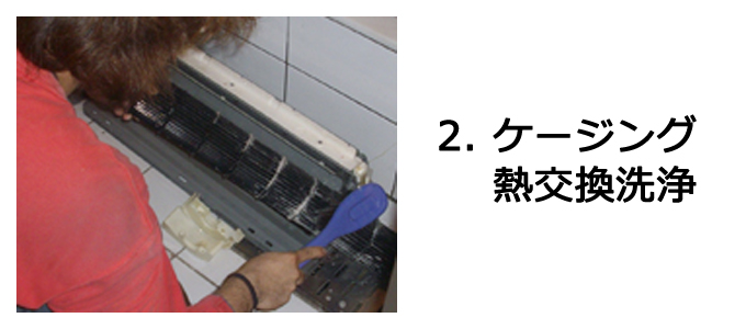 エアコンクリーニングの工事の流れ